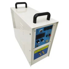 220V 15KW Single Style High Frequency Induction Heating Furnace Machine Water...