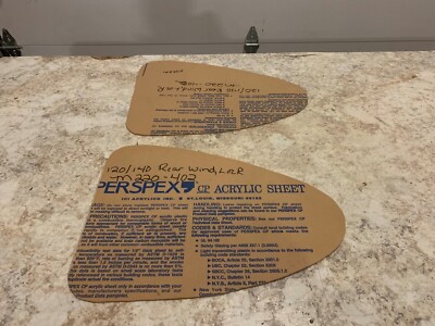1946 Cessna 140 120 Rear Cabin Windows Clear 0412145