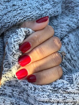 Color Street Nail Polish Strips BEIJING BEAUTY petite (FMC283) RED solid bright