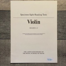 Image of ABRSM Specimen Sight-Reading Tests VIOLIN Grade 6 - 8 (9781854724861)