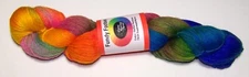 4 oz skein of Done Roving FUNDY FOOTSEE Superwash Sock Yarn HARBOR RAINBOW