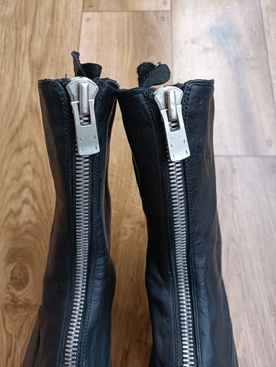 GUIDI 310 FRONT ZIP LEATHER BOOTS SIZE 36 EU, 5.5 US, 3.5 UK GUIDI 310 FRONT ZIP LEATHER BOOTS SIZE 36 EU, 5.5 US, 3.5 UK