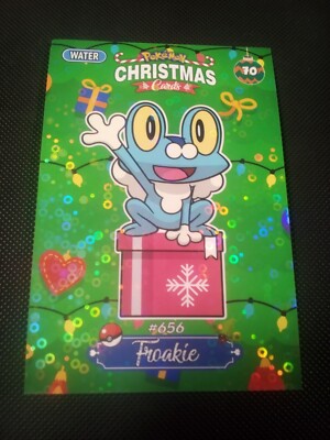 Pokemon 2024 Peru DKV Collectoons Christmas Set #70 Froakie Holo US Seller