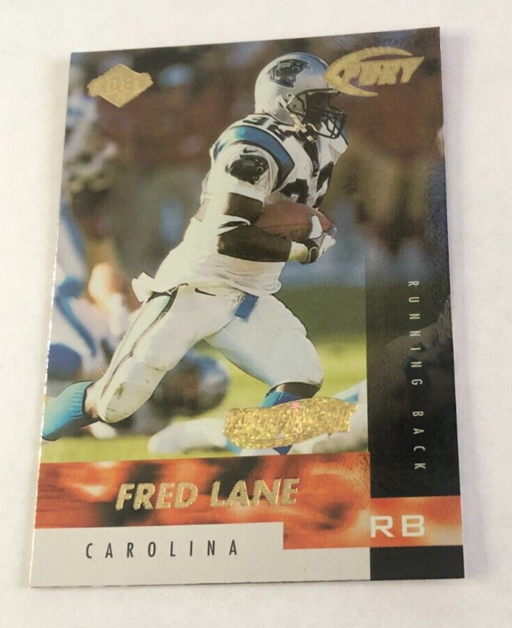 1999 Collector's Edge Fury Gold Ingot Fred Lane #82 Panthers