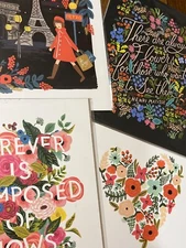 Rifle Paper Co Art Print, Words Flowers for Those See Henry Matisse 8" x 10" NIP