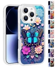 For Apple iPhone 16 Pro - Texture Design Impact Drop Proof Cover Case