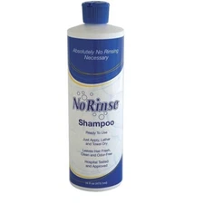 No-Rinse Shampoo, 16 oz Squeeze Bottle, Unscented, 1 Each