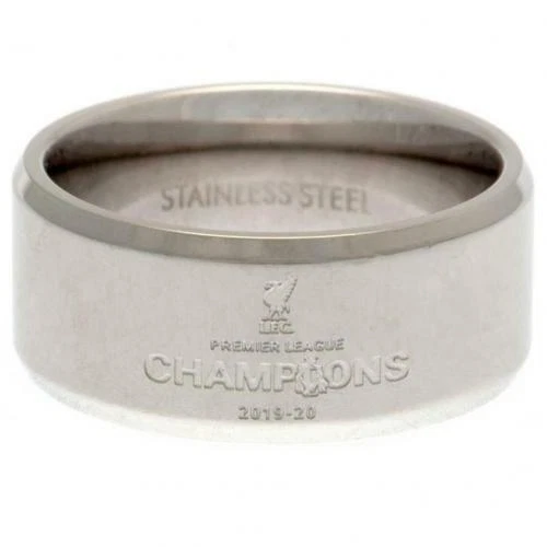 Liverpool FC Premier League Champions Band Ring in 3 Sizes