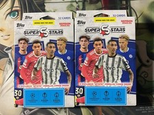 2022-23 Topps Superstars UEFA SUPERS STRARS  Soccer 4 Pack Hanger Box X2