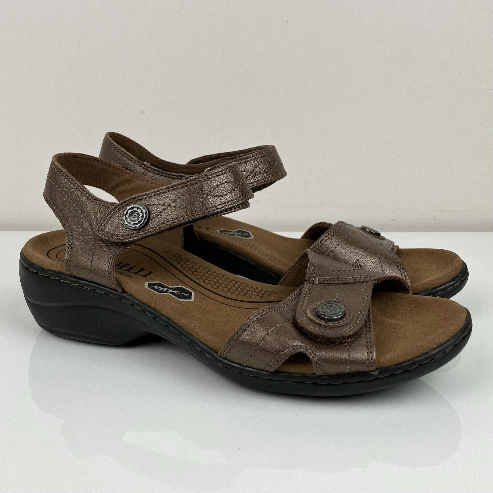 Sandali alla caviglia Cobb Hill by New Balance da donna taglia 9 0 M in pelle marrone