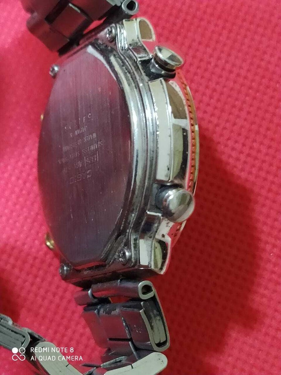 Vintage CASIO ABX-610 WORLD TIME watch module 1326 japan Not work