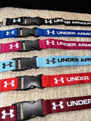 Under Armour Lanyard Inspired Strap Badge ID Holder Detachable Keychain 