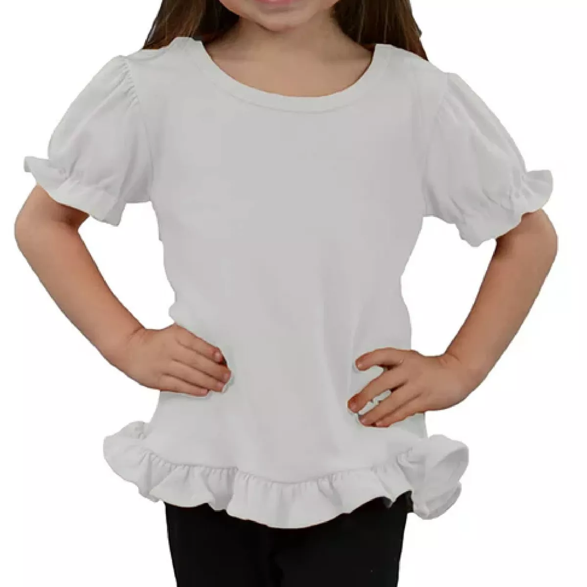 Embroidery 0r Vinyl Blanks Size 6-12m, 12-18m, 4T Girls White Shirts Lot  Monag