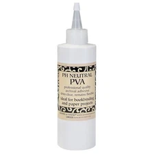 White Acid Free Fast Setting Bonding Adhesive for Crafts and Book Binding 8 oz