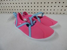 Speedo Toddler Mary Jane Water Shoes-Pink Taffy-Small 5-6 -NEW