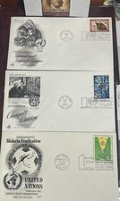 3 Different NATO Unaddressed First Day Covers 1962, 1967, 1971.  Pictured. FD30