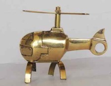Brass Showpiece Helicopter Toys For Children Playing - 3.8 2.8 3 inch