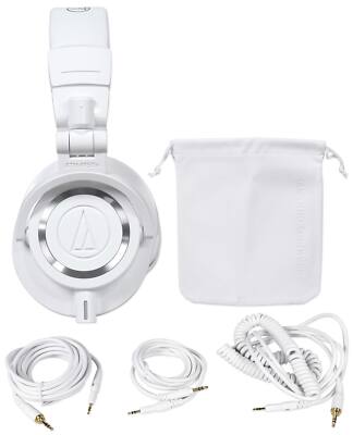 Audio Technica ATH-M50X Over Ear Professional Studio Monitor Headphones W/ Case