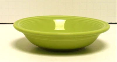 HOMER LAUGHLIN CHINA FIESTA CHARTREUSE FRUIT BOWL: New 1998 Original Stock FREE SHIPPING