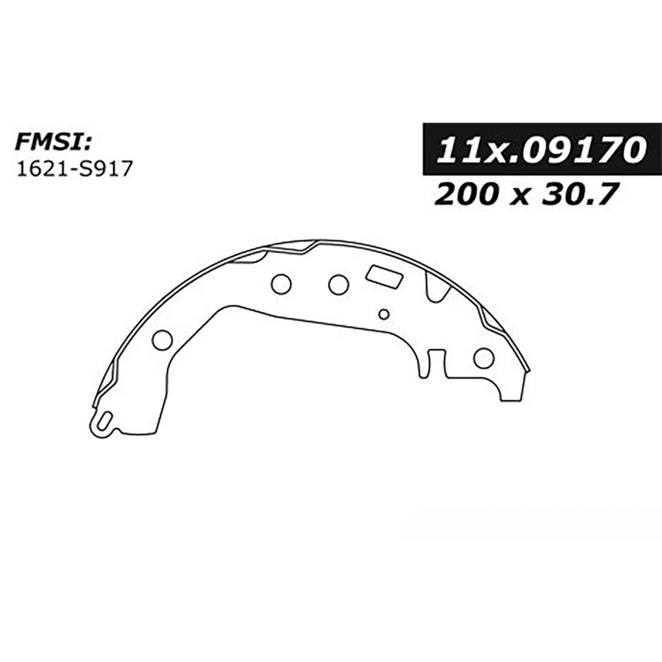 Juego de 2 pastillas de freno y zapatas de freno metálicas delanteras + traseras centradas para Toyota Yaris Foto 3 de 4