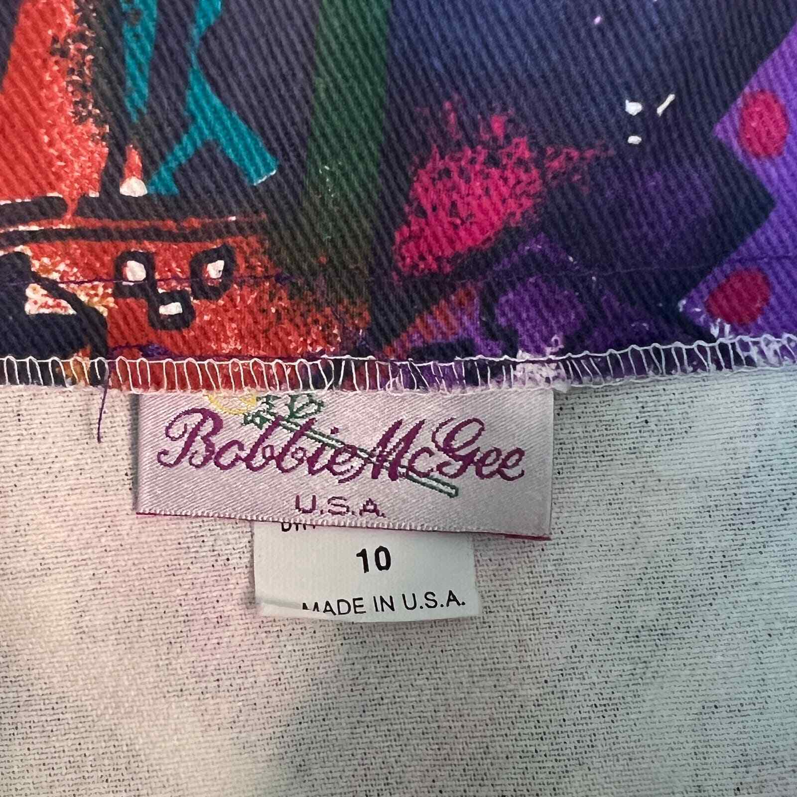 Bobbie McGee Women's Size 10 Colorful Denim Penci… - image 7