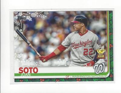 2019 Topps Walmart Holiday #HW8 Juan Soto Nationals