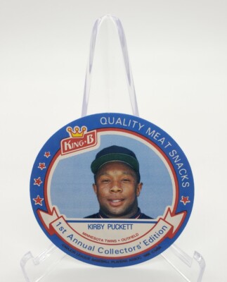 Kirby Puckett 1988 King B 1st Annual Collectors Edition MSA Disc #3 Set Break 