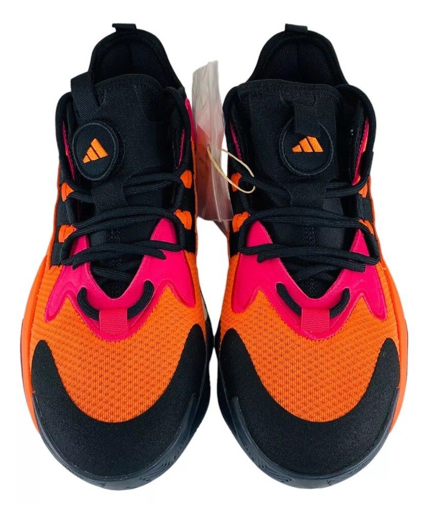 adidas Select Black Orange NBA Team Basketball Shoes Mens 12.5 New Fast  Ship | eBay