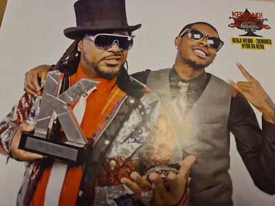 BENJI WEBBE SKINDRED HYRO DA HERO A4 POSTER KERRANG MAGAZINE UK 