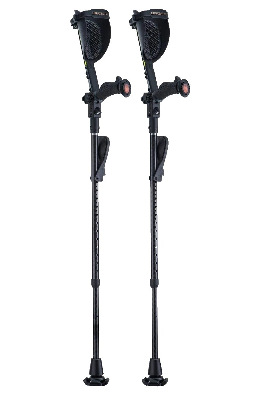 Adulto Negro muletas