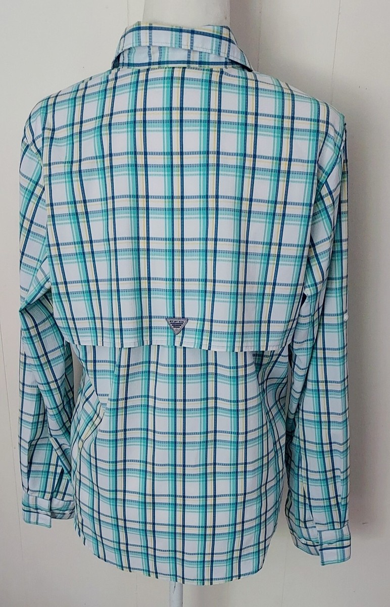 Chemise Columbia PFG Femme - Manches Longues - Taille M - Teinte Réfléchissante - Neuve Avec étiquettes