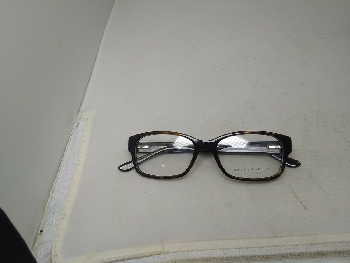 Ralph Lauren RL6111 Havana Glasses Authentic RALPH LAUREN RL6111 5003 HAVANA Oval EYEGLASSES  main image 4
