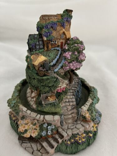Lavendar Hill Cottage by Violet L Schwenig Hand Painted Limited Edition - Picture 1 of 3