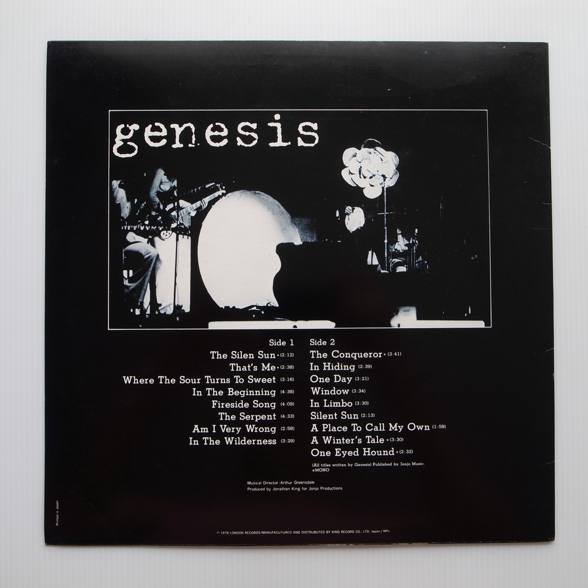 Genesis ‎– Genesis JAPAN 1978 NEAR MINT LP GXH-1054 | eBay