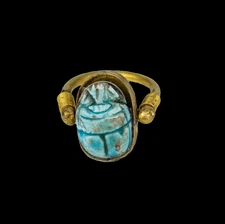 Ancient Egyptian Antiques Egyptian Copper Scarab Ring Egyptian Amulet BC