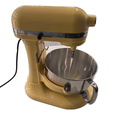 KitchenAid 6Qt Bowl Lift Mixer Majestic Yellow - RARE - KB26G1XMY