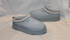 NIB UGG WOMEN'S TAZZ SUEDE PLATFORM SLIPPERS SPQA BLUE EU 40 US 9