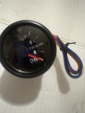 52mm Marine Boat Trim Tilt Gauge UP DN 0-190 Ohm 9-32V CX6301B Black