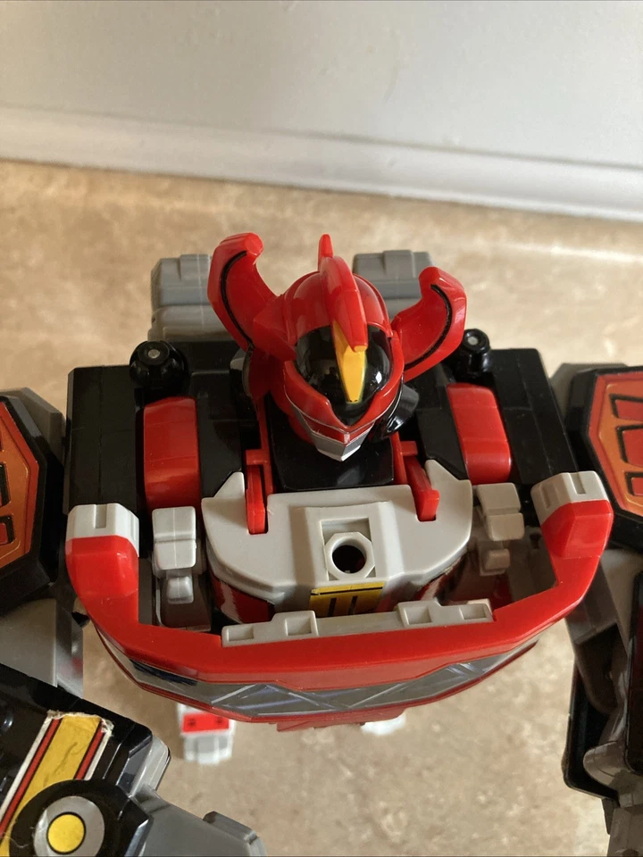 Bandai De Colección 1991 Deluxe Dino Megazord Mighty Morphin Power Rangers Incompleto Foto 2 de 4