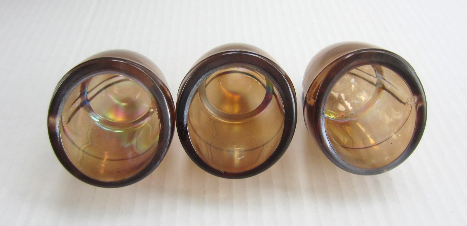3 VTG 1936 Rolls Royce Ace Cornercroft Glass Beehive Marker Running Signal Lens