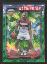 Alexandre Sarr 2024-25 Topps Chrome Sapphire #136 Green Sapphire /99