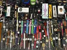 17+ Lb Watch Lot Including Timex Casio Fossil Elgin Watches Repurpose Repair