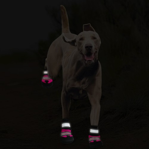 Antirutsch Hundestiefel Pfotenschutz Reflektierende Booties Wasserdicht Schnee Regen Schuhe - Bild 10 von 15