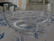Tiffany and Company 10" Clear, Round, Crystal Bowl - 5" High
