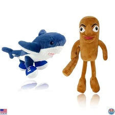 Italian Brainrot Tung Tung Sahur Plushies - Set of 2 Tralalero Dolls, Perfect