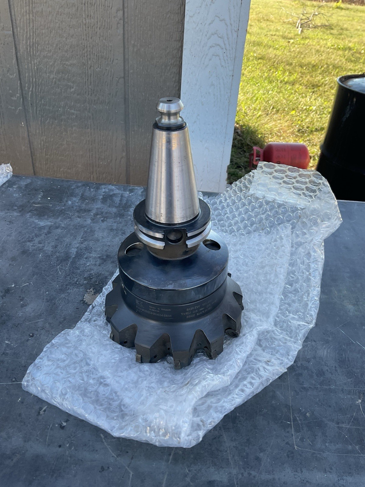 Kennametal KSHR500HN4345M6 5” Dodeka Mini Face Mill 12 Insert CAT40 Holder