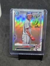 2021 BOWMAN DRAFT ARMANDO CRUZ REFRACTOR #275/499
