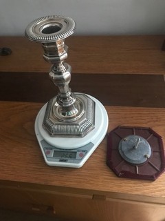 800 GRADE SILVER scrap parcel 266 gram italian silver marks