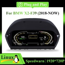 BMW X2 F39 Dashboard Retrofit Kit – Digital LCD Speedometer & Gauge Cluster