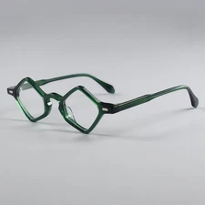 Small Frame Acetate Eyeglasses Frames Fashion Classic Glasses Men Women